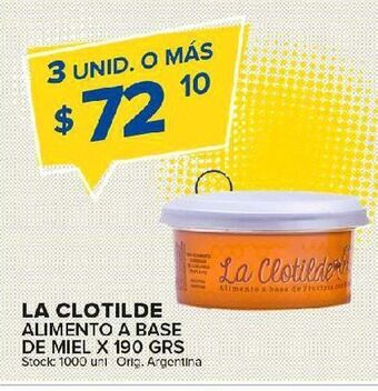 Carrefour Maxi Miel la clotilde 190g oferta