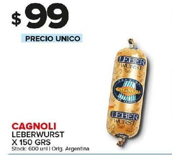 Carrefour Maxi Leberwurst cagnoli 150g oferta