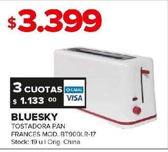 Carrefour Maxi Tostadora bluesky oferta