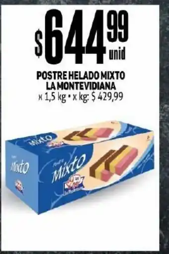 Makro Postre helado mixto la montevideana 1,5kg oferta