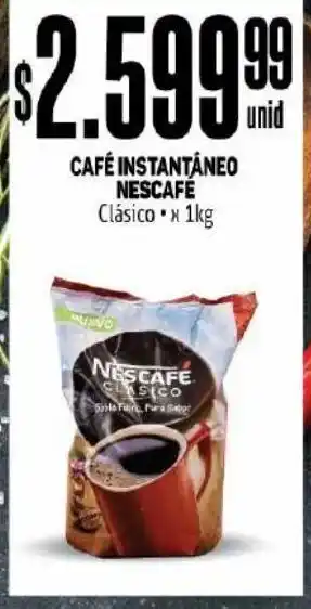 Makro Café instantaneo nescafé clásico 1 kg oferta
