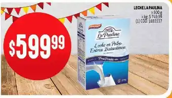 Makro Leche en polvo la paulina 800g oferta