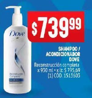 Makro Shampoo / acondicionador dove oferta