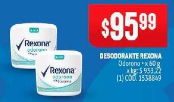 Makro Desodorante rexona oferta