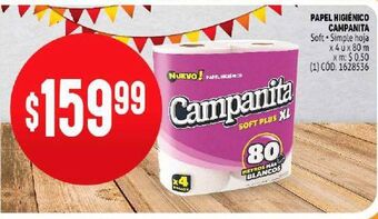Makro Papel higiénico campanita oferta