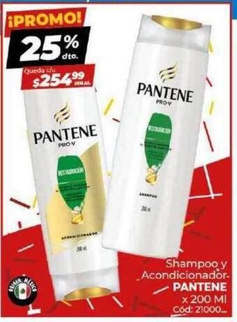 Diarco Shampoo Y Acondicionador Pantene oferta
