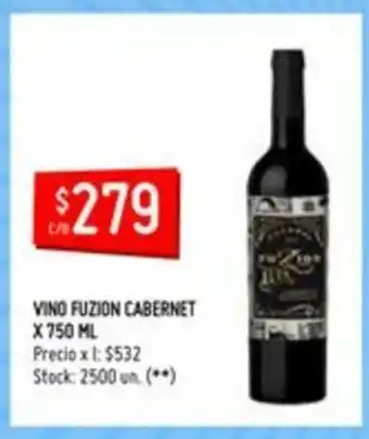 Changomas Fuzion Cabernet Vino x 750ml oferta