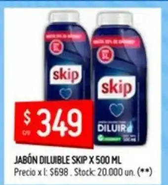 Changomas Skip Jabón Diluible x 500ml oferta