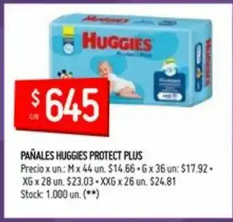 Changomas Huggies Protect Plus Pañales oferta