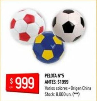 Changomas Pelota N°5 oferta