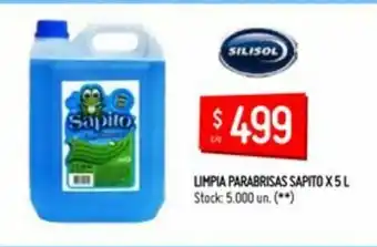 Changomas Sapito Limpia Parabrisas x 5L oferta