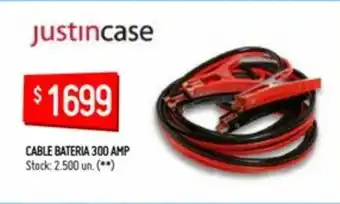 Changomas Justincase Cable Bateria 300 Amp oferta