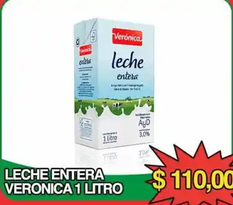 Leche Entera Veronica 1 litro