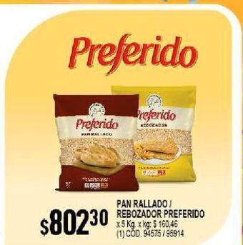 Makro Pan rallado / rebozador preferido 5kg oferta