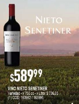 Makro Vino nieto senetiner oferta