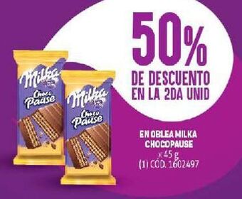 Makro Oblea milka chocopause oferta