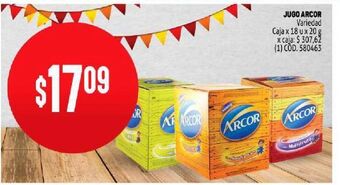 Makro Jugo en polvo arcor oferta