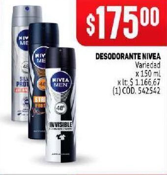 Makro Desodorante nivea oferta