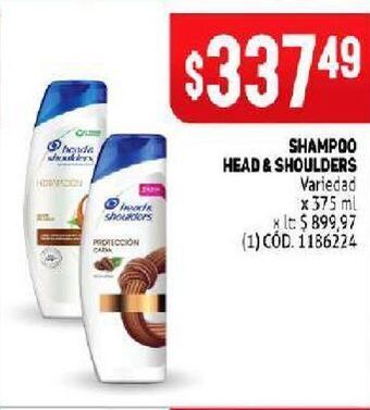 Makro Shampoo head & shoulders oferta