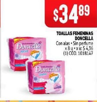 Makro Toallas femeninas doncella oferta