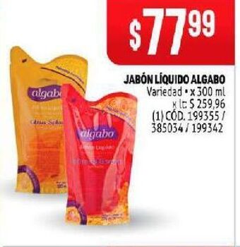 Makro Jabón líquido algabo 300ml oferta