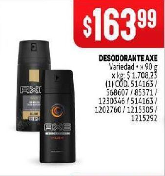 Makro Desodorante axe oferta