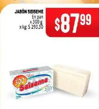 Makro Jabón seiseme 300g oferta