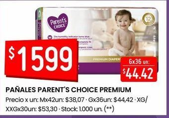 Changomas Pañales parent's choice premium oferta
