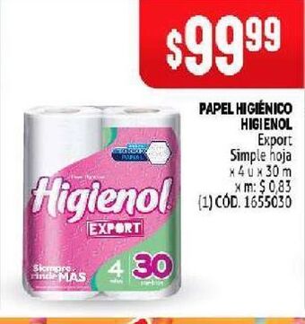 Makro Papel higiénico higienol oferta