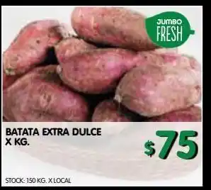 Jumbo Batata extra dulce x kg oferta