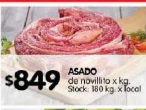 Disco Asado de novillito x kg oferta