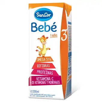 Walmart Leche Infantil Sancor Bebé 3 200ml oferta