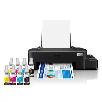 Walmart Impresora Epson Ecotank L121 Monofunción Color + 8 Botellas De Tinta oferta