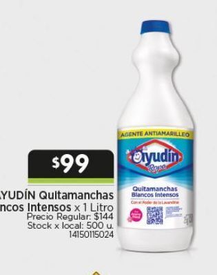 Jumbo Quitamanchas ayudin blancos intensos oferta