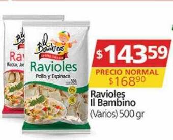 Supermercados Aiello Ravioles Il Bambino oferta