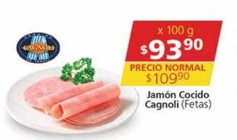 Supermercados Aiello Jamón Cocido Cagnoli oferta