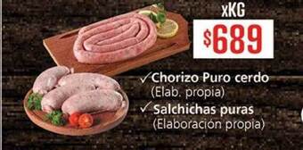 Supermercados Aiello Chorizo Puro Cerdo Salchichas Puras oferta