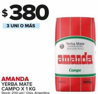 Carrefour Maxi Yerba mate amanda oferta