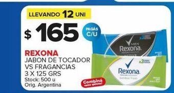 Carrefour Maxi Jabón de tocador rexona oferta