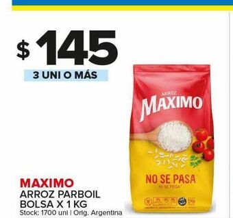 Carrefour Maxi Arroz parboil bolsa maximo oferta