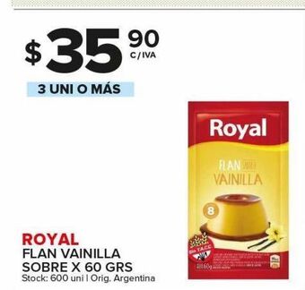 Carrefour Maxi Flan vainilla royal oferta