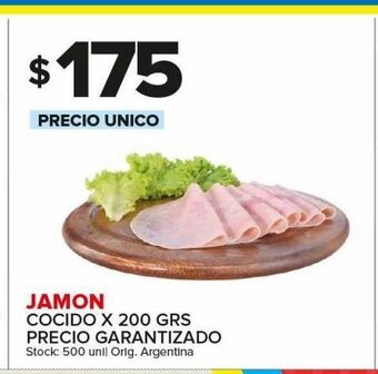 Carrefour Maxi Jamón cocido x 200 grs oferta
