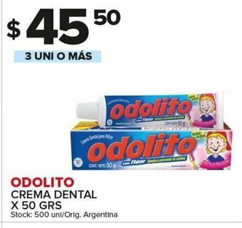 Carrefour Maxi Crema dental odolito x 50 grs oferta