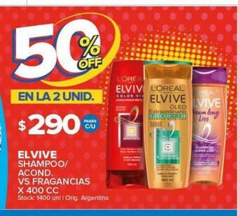 Carrefour Maxi Shampoo elvive oferta