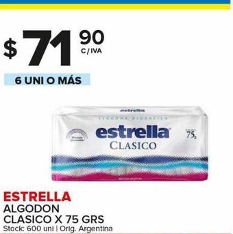 Carrefour Maxi Algodón estrella oferta