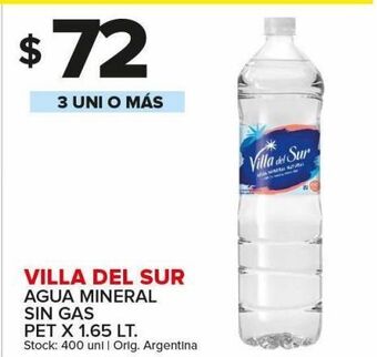 Carrefour Maxi Agua mineral villa del sur oferta