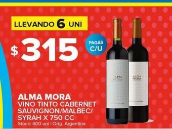 Carrefour Maxi Vino alma mora oferta