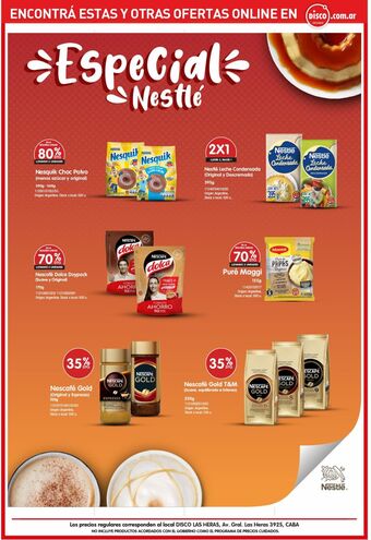 Disco Cacao en polvo nesquik oferta