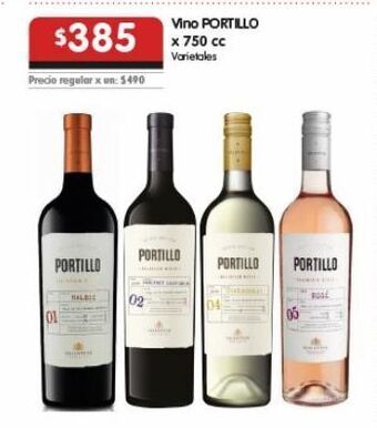 Disco Vino portillo 750ml oferta