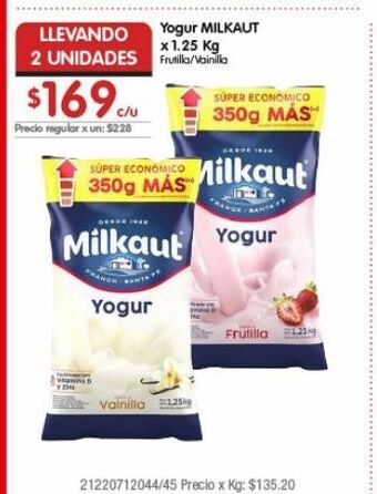 Disco Yogur milkaut 1.25kg oferta